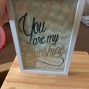 You are my sunshine shadowbox